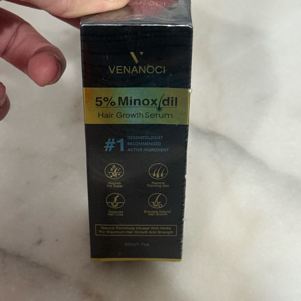 Hair Growth Serum - Black and Gold